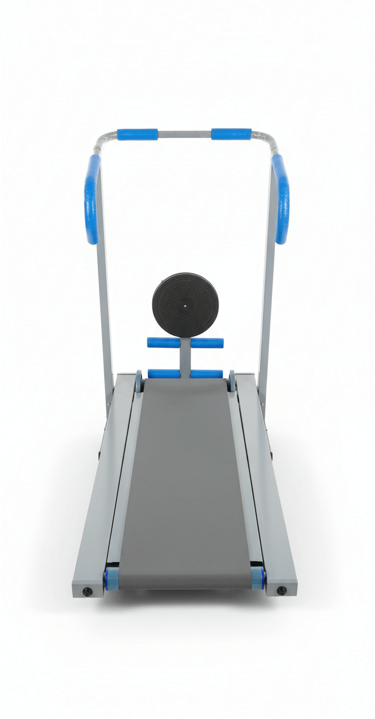 3-in-1 Manual Treadmill with Rollers, Twister & Sit-Up Bar