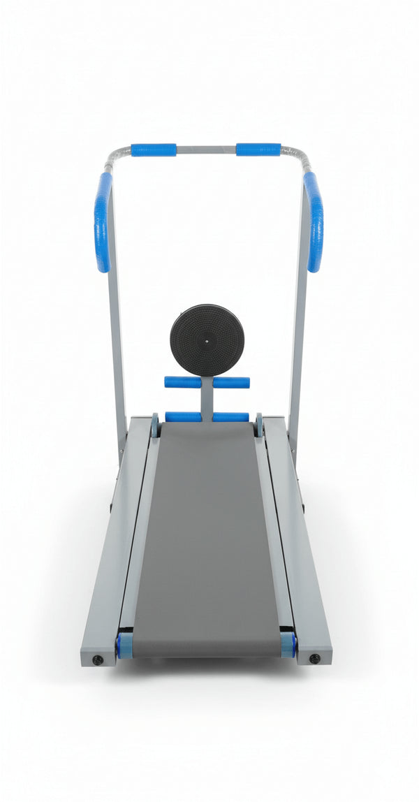 3-in-1 Manual Treadmill with Rollers, Twister & Sit-Up Bar