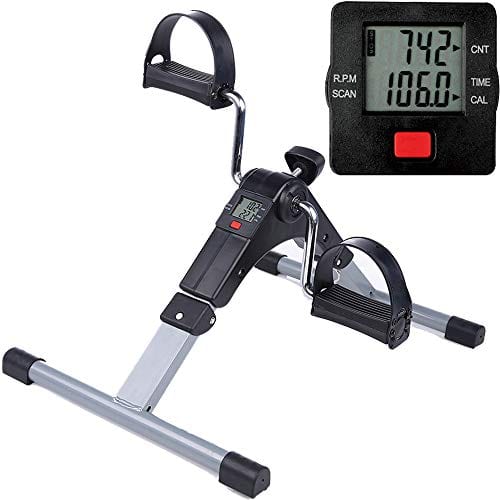 Foldable Mini Exercise Cycle with Digital Meter