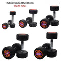 Zeemax Rubber Coated Dumbbells Pair