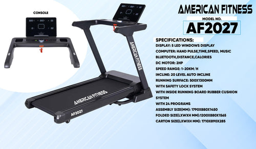 American Fitness AF2027 Treadmill
