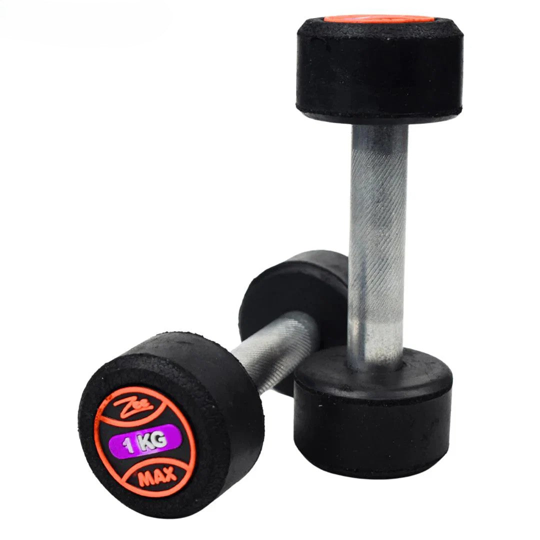 Zeemax Rubber Coated Dumbbells Pair