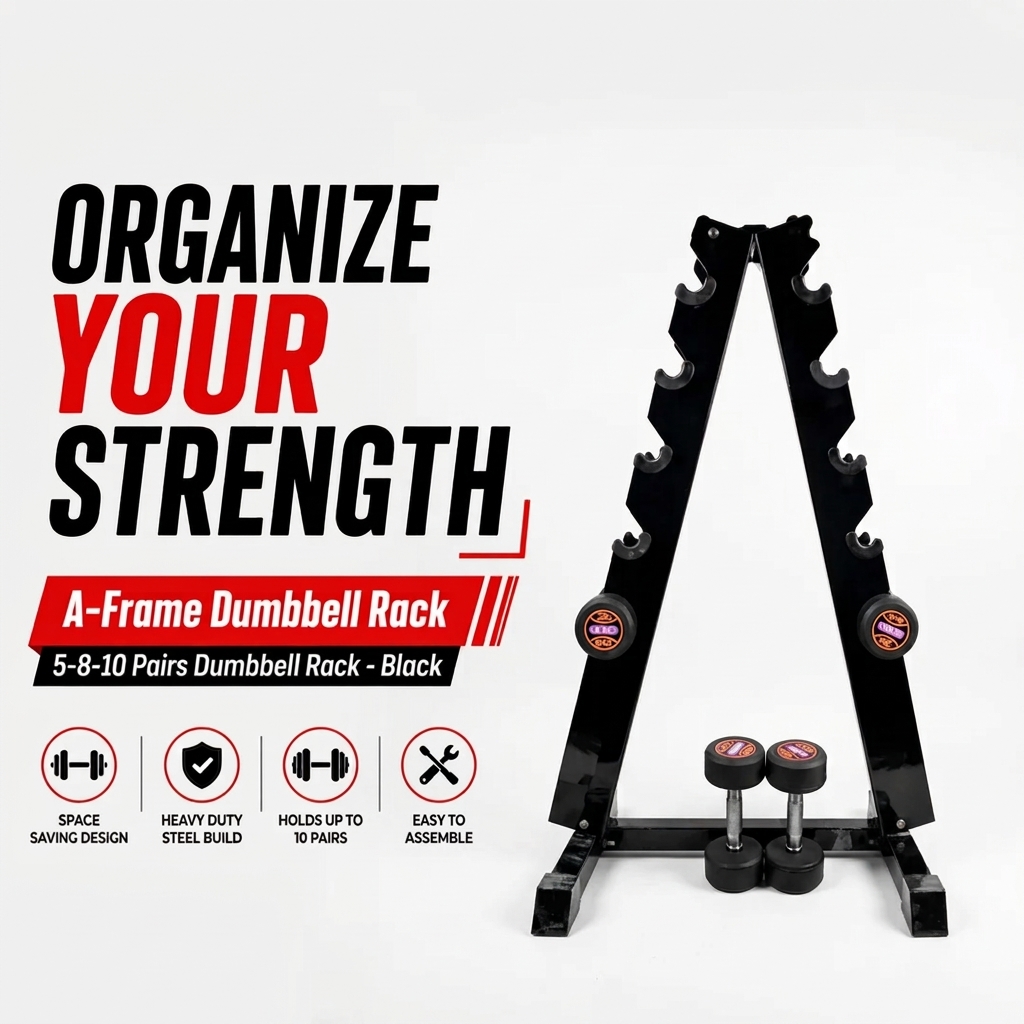 A-Frame Dumbbell Rack
